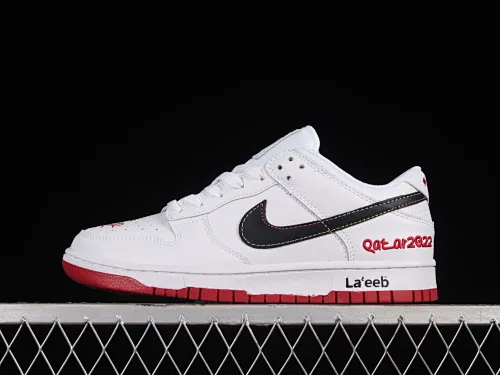 All Categories Nk SB Dunk Series Nk SB Dunk Low Low-top sneakers Nk SB Zoom Dunk Low X La eeb Qatar 2022 World Cup joint SB low-top sports and leisure sneakers DJ6188-006